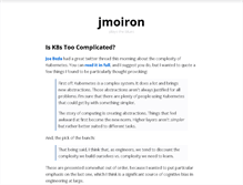 Tablet Screenshot of jmoiron.net